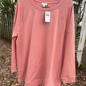 J. Jill Women's Dusty Rose Sweatshirt